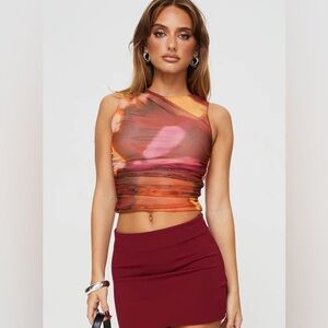 Multicolor Crop Top